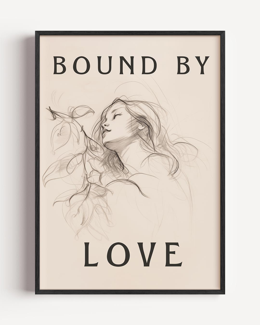 Romantische Elegantie – botanische portret poster als wanddecoratie