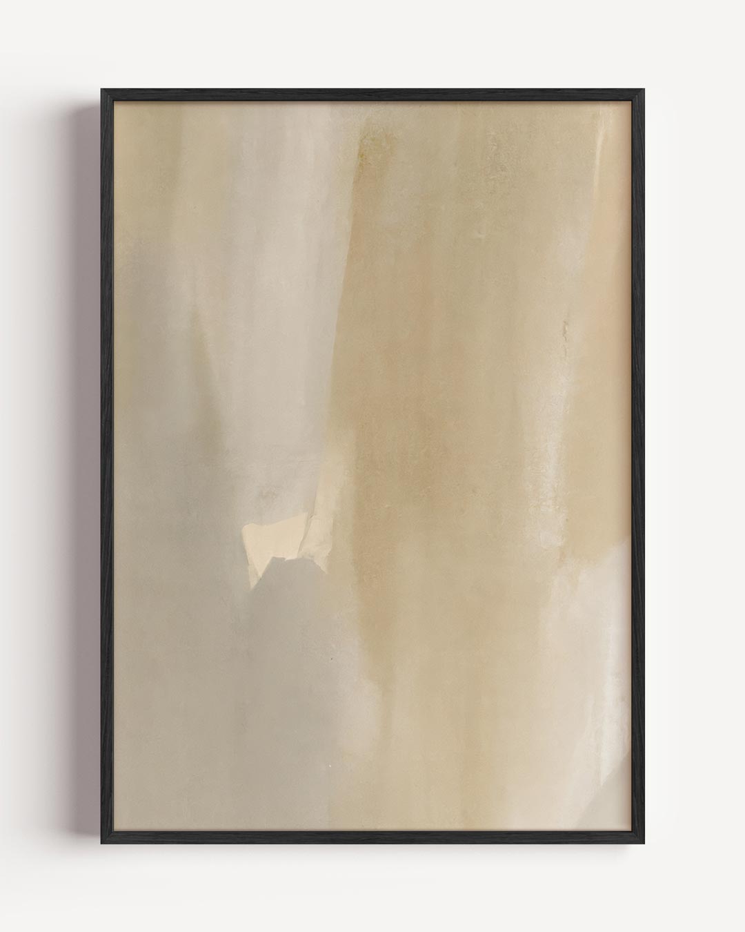 Rustieke Beige Kunstposter – textuur portret poster als wanddecoratie