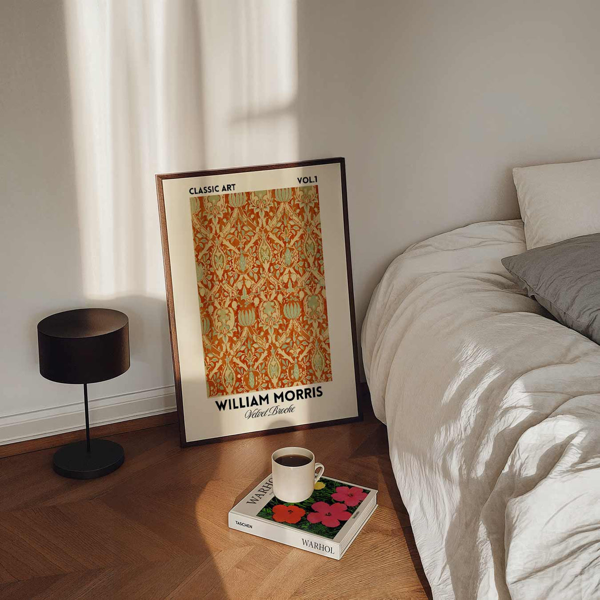 Klassieke William Morris – staande William Morris wanddecoratie van WallArtistic