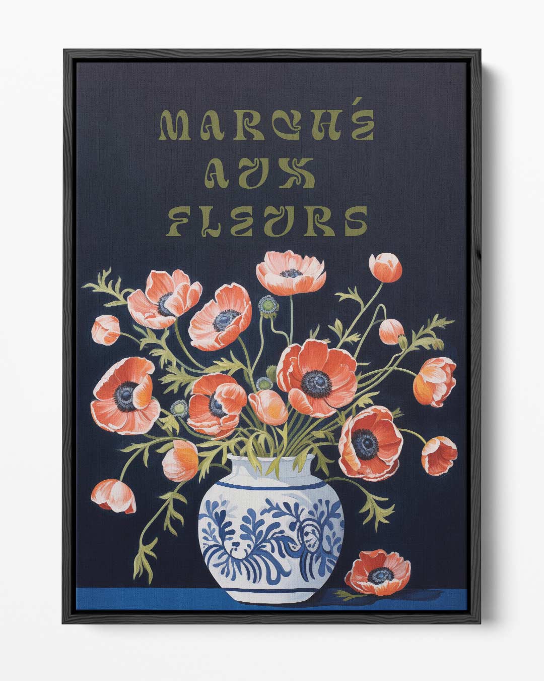 Marché aux Fleurs Schilderij – portret kunstwerk als wanddecoratie
