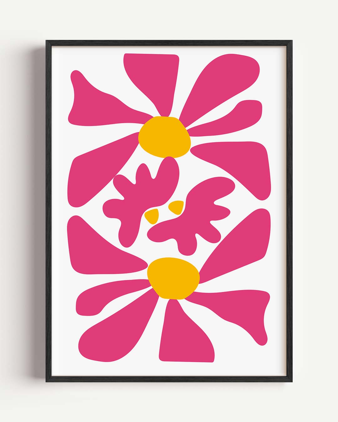 Bloemenfeest Wall Art – bloemen portret poster als wanddecoratie