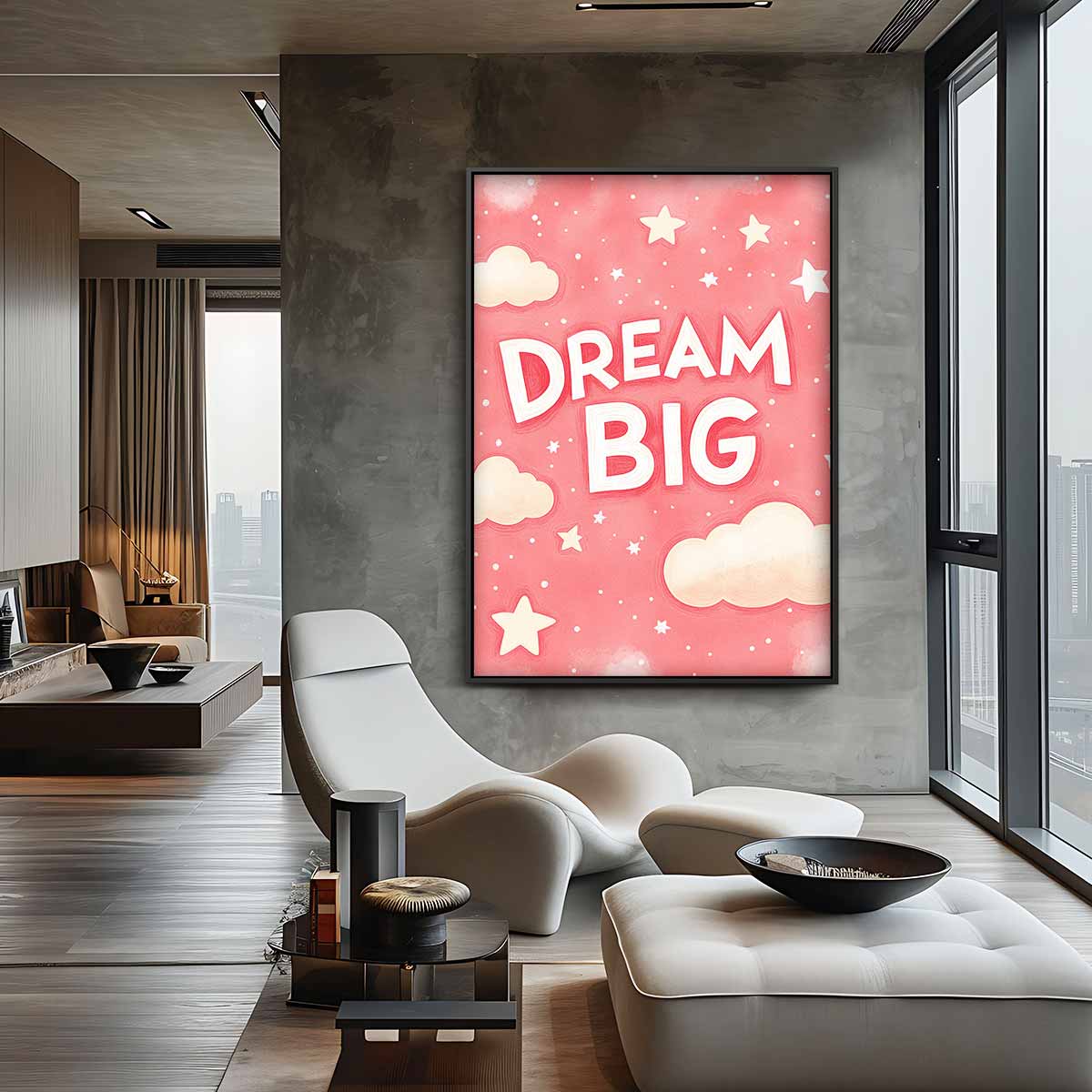 Droom Groot Poster – canvas wanddecoratie in portret formaat