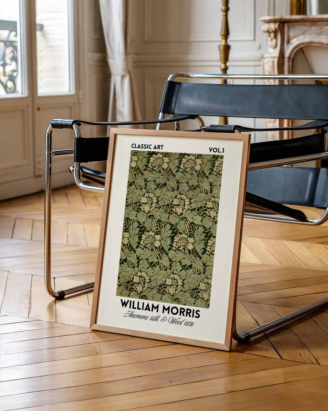 William Morris Anemone Silk & Wool 1876 – William Morris poster in staand formaat