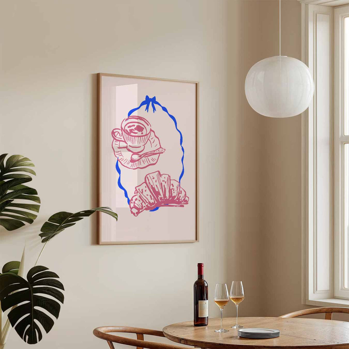 Ontbijt Dromen – keukenposter in staand formaat