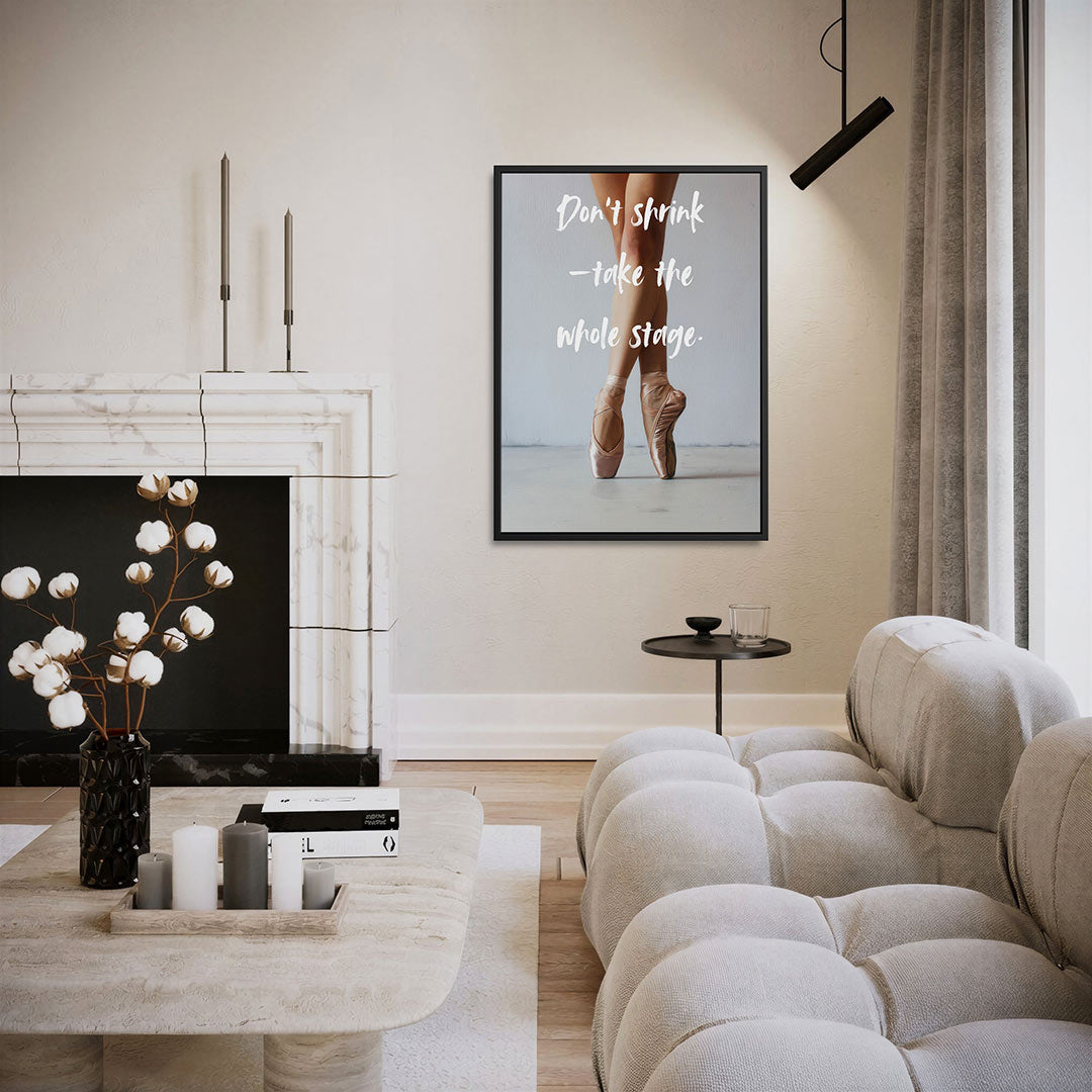 Dansende elegantie – staand wanddecoratie kunstwerk