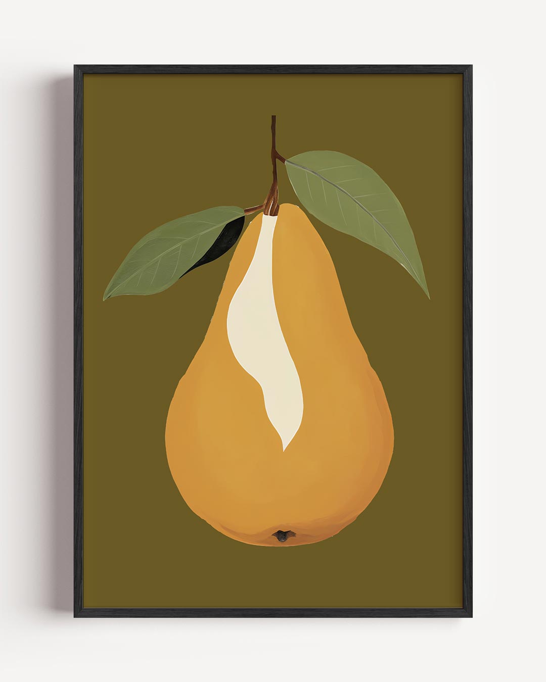 Stijlvolle Perzik – keuken portret poster als wanddecoratie