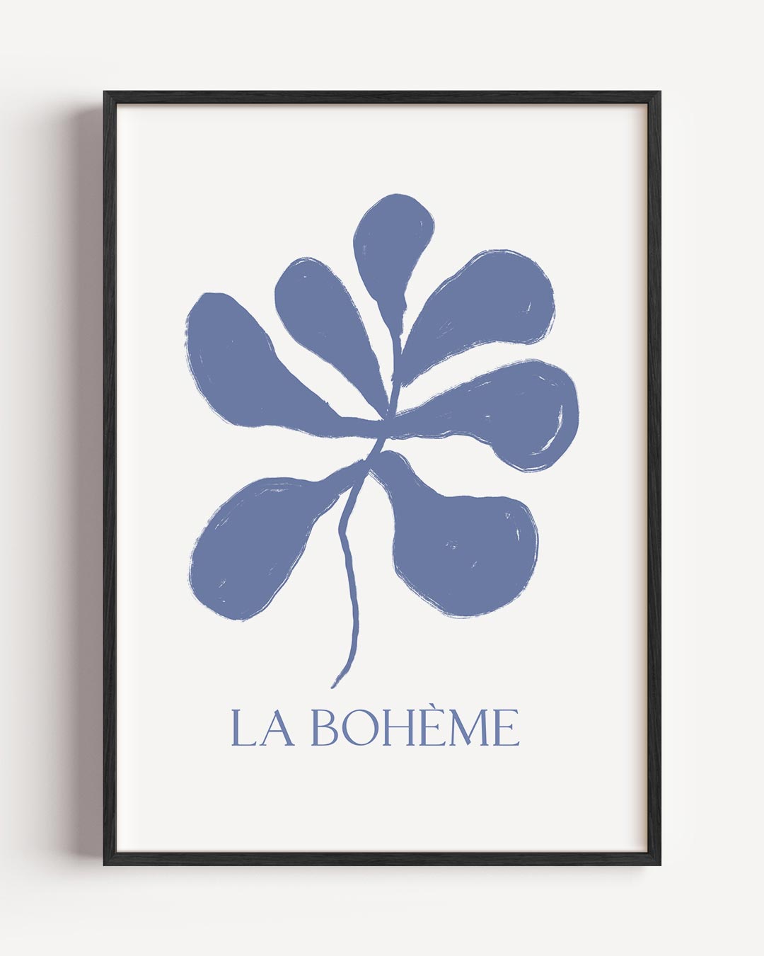 La Bohème Bloemenprint – boheme portret poster als wanddecoratie