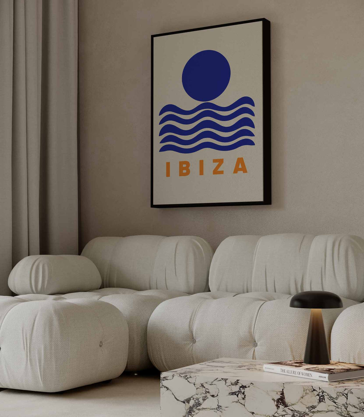 Ibiza Zonsopkomst – canvas kunstwerk als wanddecoratie