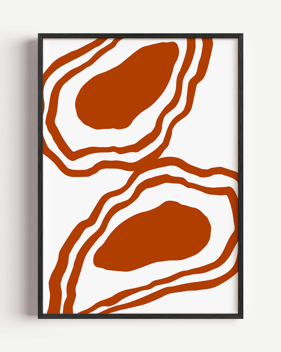 Organische Abstractie – keuken portret poster als wanddecoratie