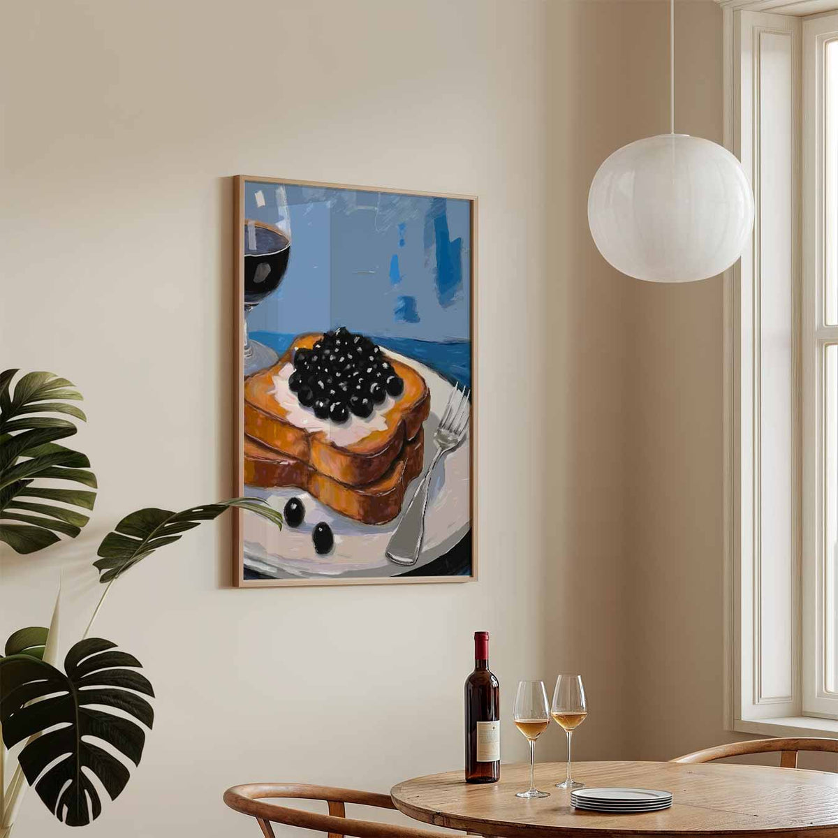 Brunch in Stijl – keukenposter in staand formaat