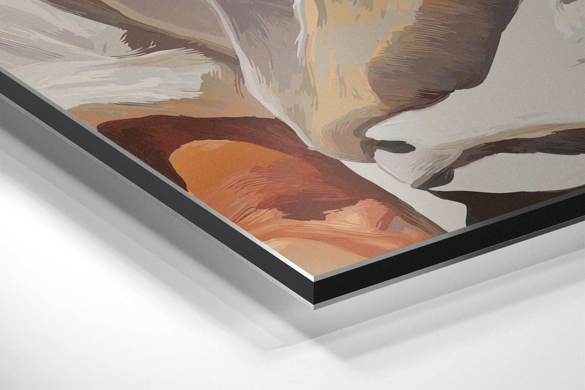 Elegante Stijl in Schilderkunst – canvas kunstwerk als wanddecoratie