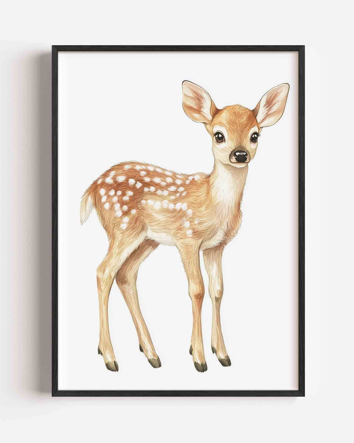Hertje – kids portret poster als wanddecoratie