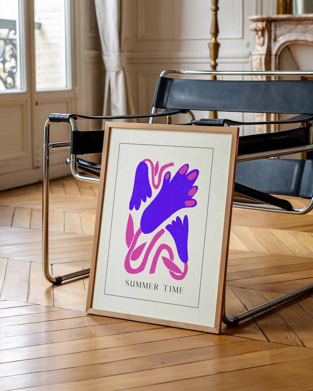 Vrolijke Zomertijd – urban poster in staand formaat