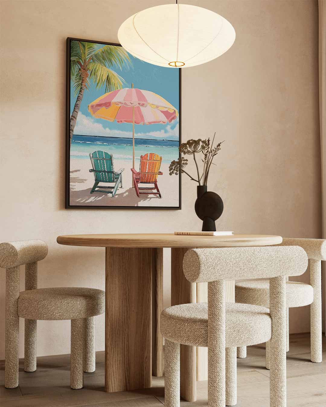 Stranddag Droom – staand kunstwerk voor modern interieur