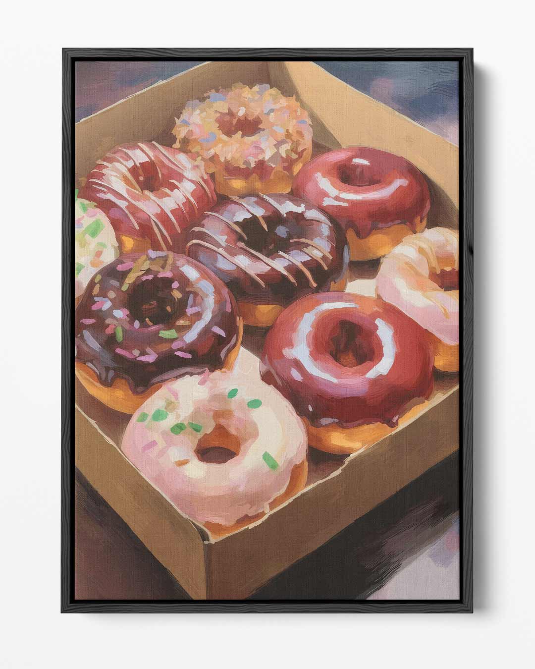 Verrukkelijke Donut Fantasie – portret kunstwerk als wanddecoratie