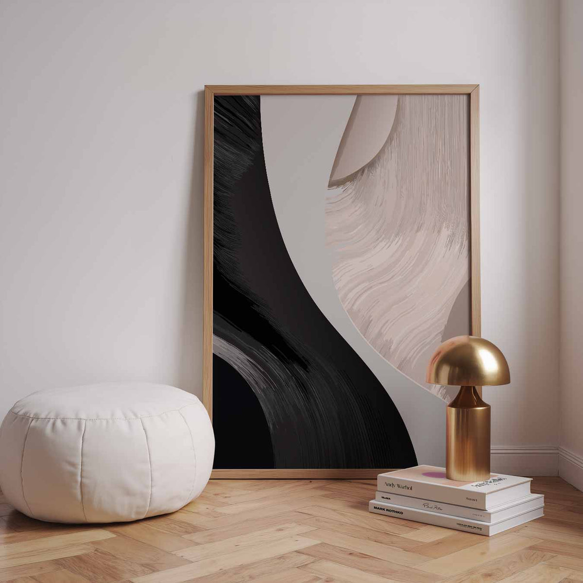 Stijlvolle Abstracte Kunstposter – staande kleurrijke abstracte wanddecoratie van WallArtistic
