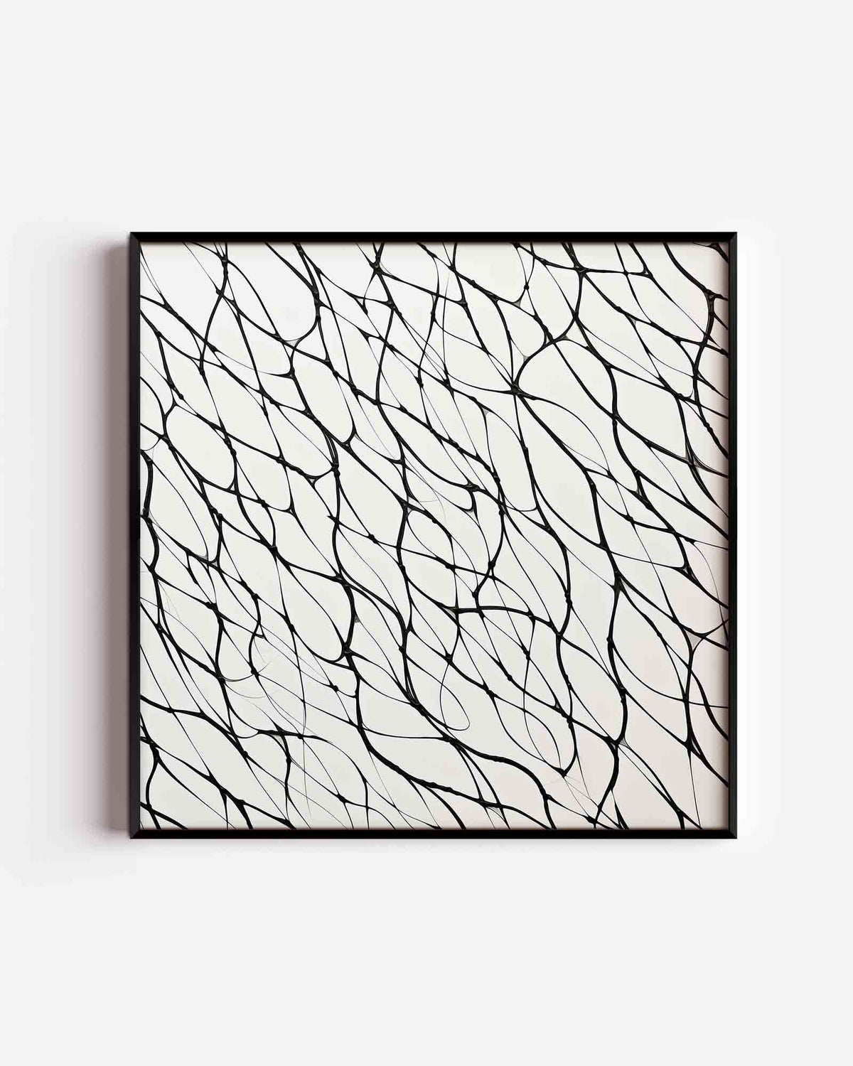 Abstracte lijnen – abstracte vierkante poster als wanddecoratie