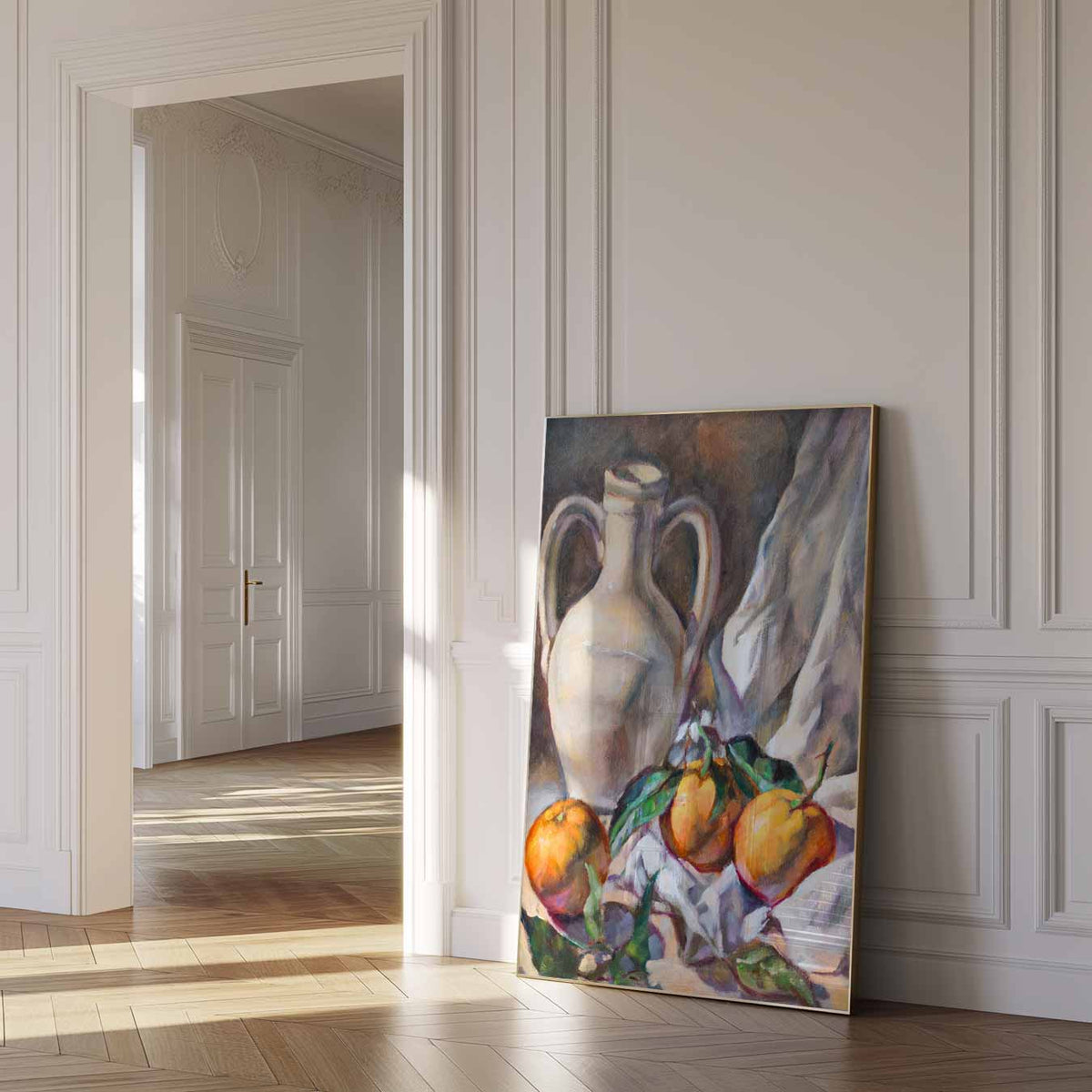 Warme Aardetinten in Stilleven – urban poster in staand formaat