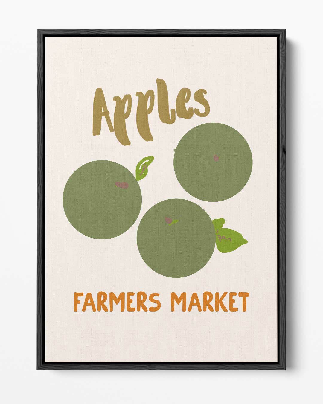 Groene Appelmarkt – portret kunstwerk als wanddecoratie