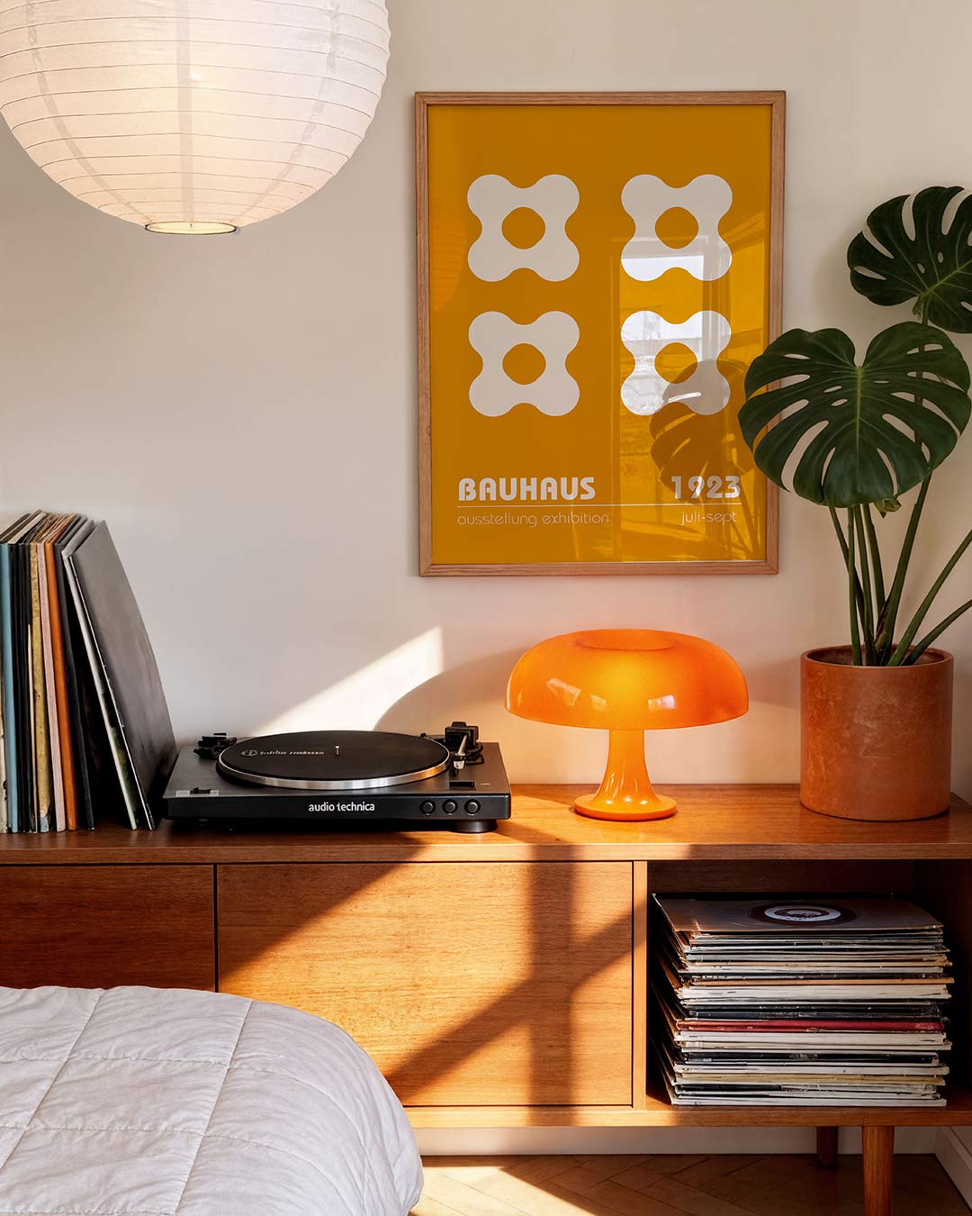Vormen en vlakken – geometrische Bauhaus poster in staand formaat