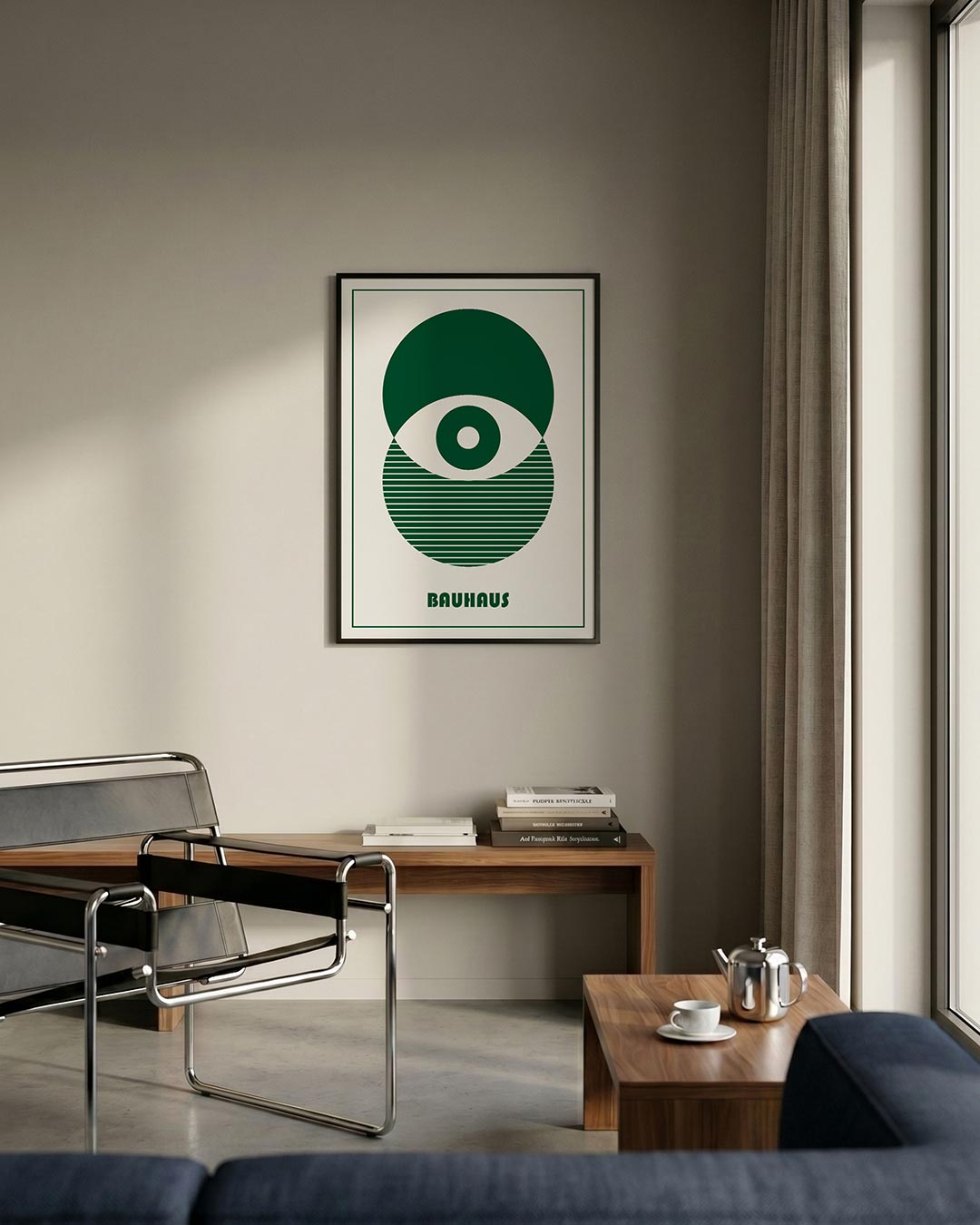  – geometrische poster in Bauhaus-stijl van WallArtistic