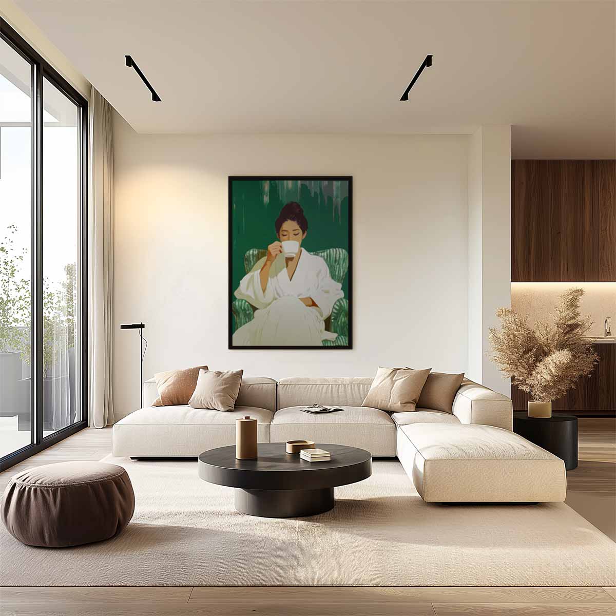 Moment van Rust – canvas wanddecoratie in portret formaat