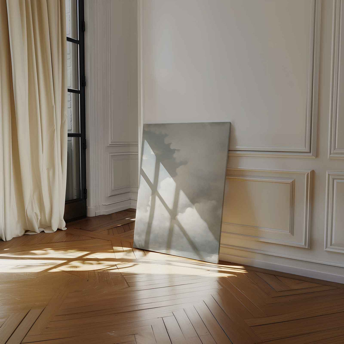 Wolkendromen – plexiglas wanddecoratie in portret formaat