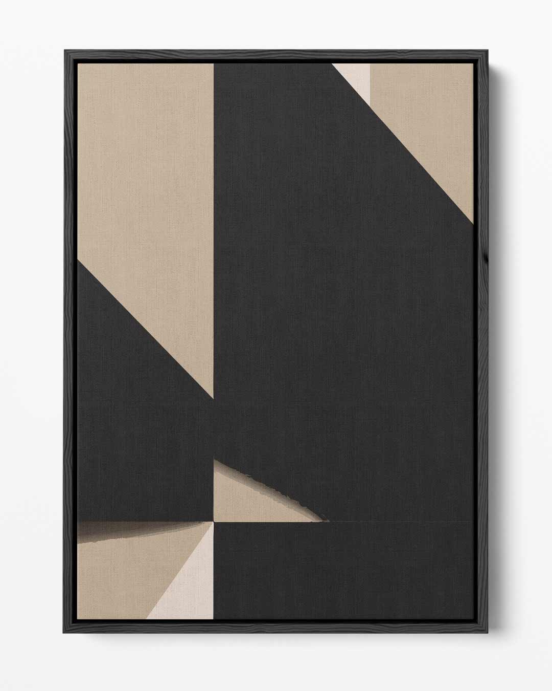 Abstracte Vormenspelen – portret kunstwerk als wanddecoratie