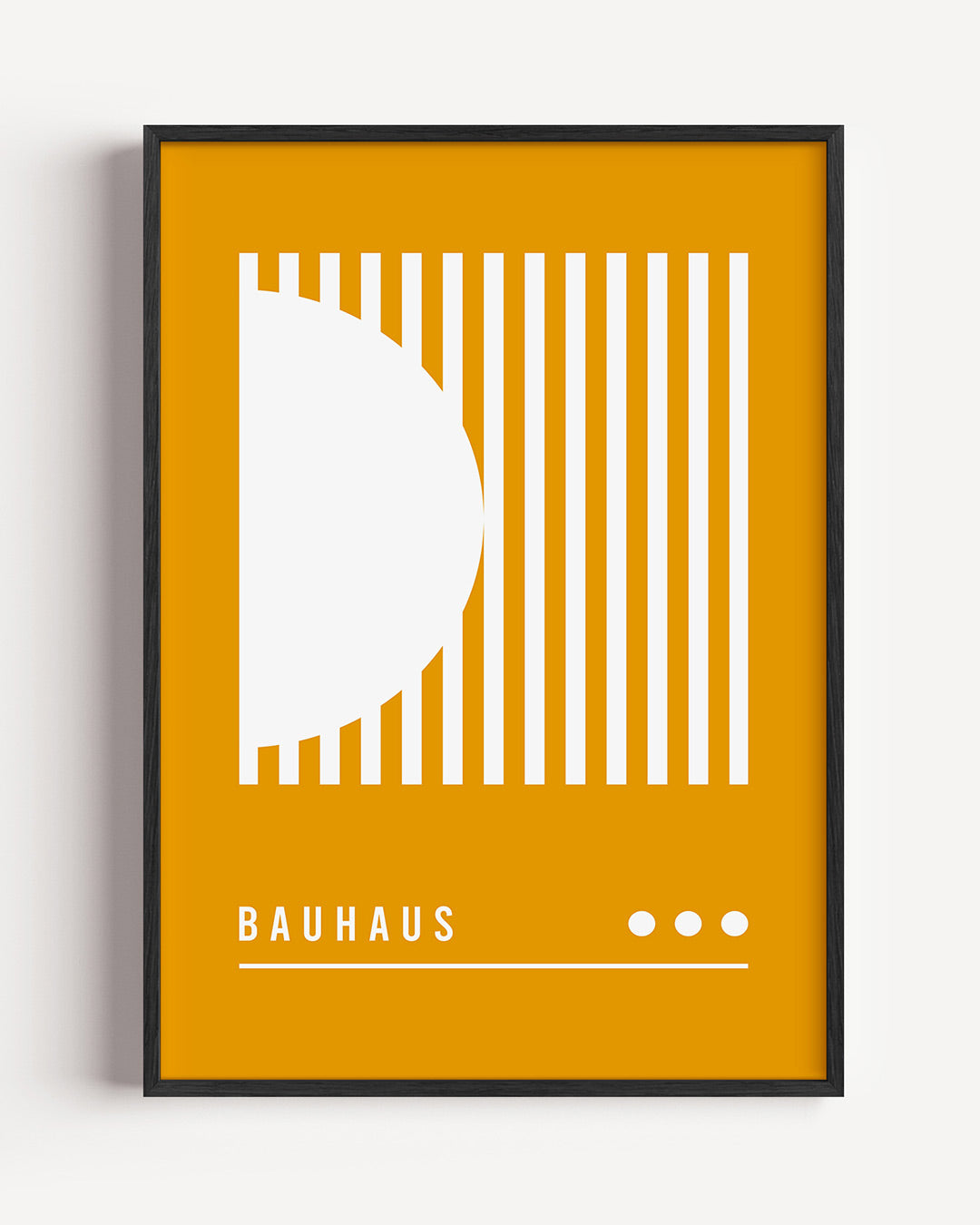 Lijnen en vlakken – staande Bauhaus poster als wanddecoratie