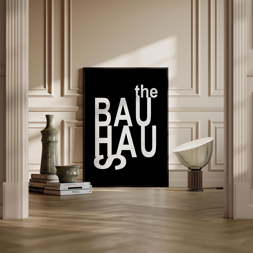 – moderne Bauhaus wandkunst als poster