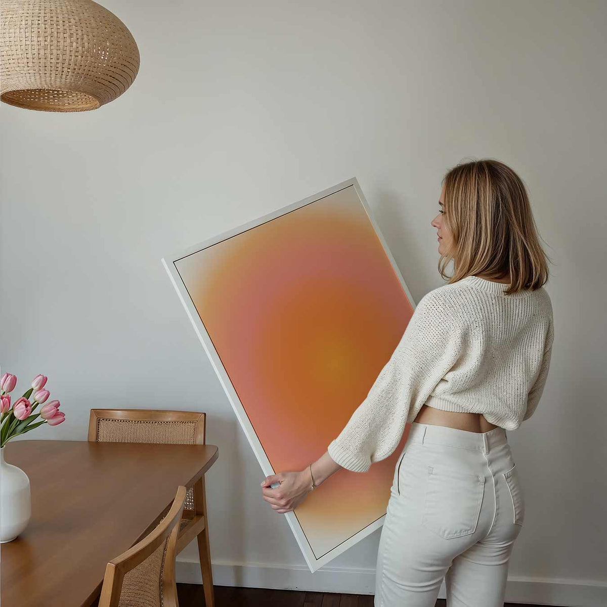Zonsondergang Dromer – kids poster als vrolijke staande wanddecoratie