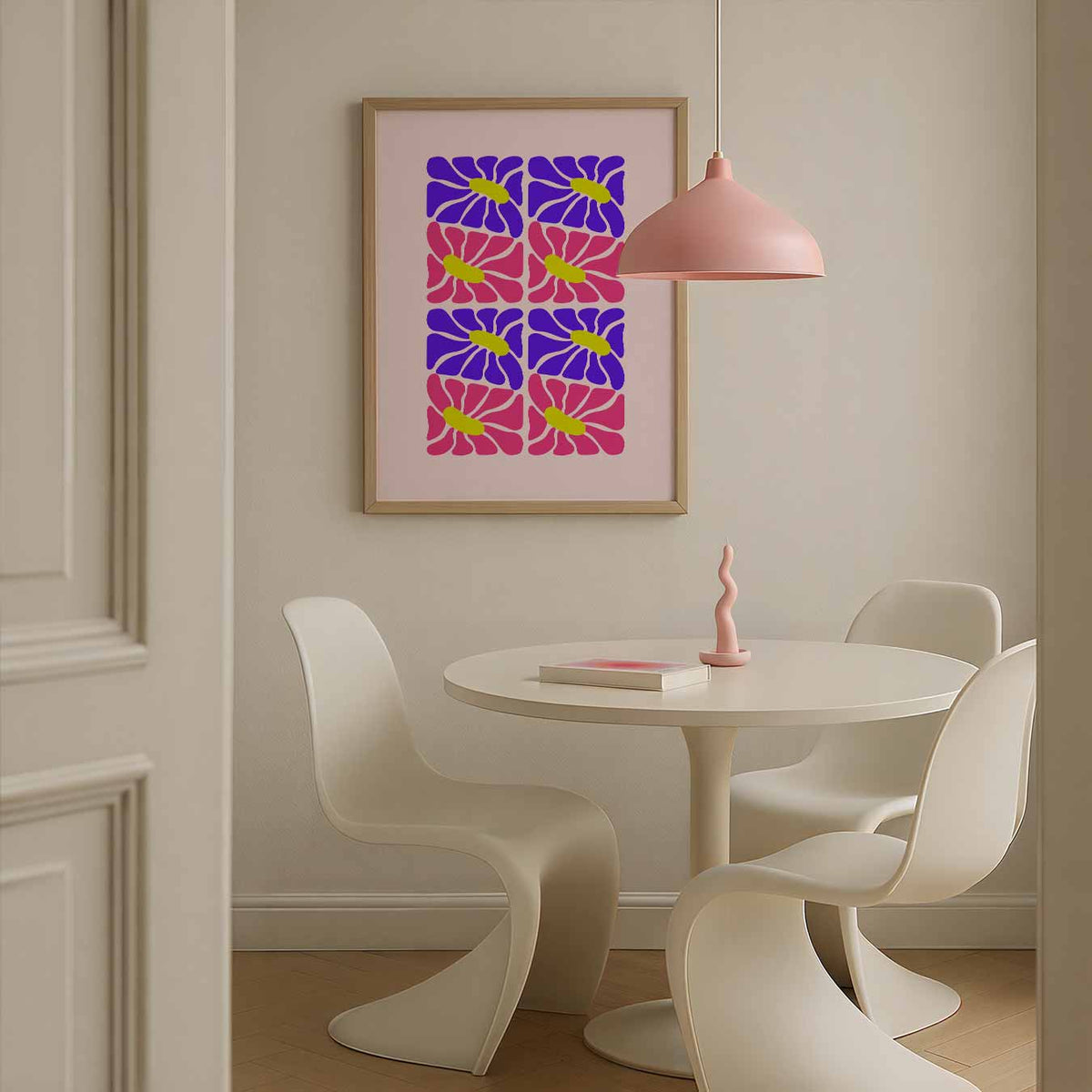 Bloemige Kleurenpracht – bloemen poster in staand formaat