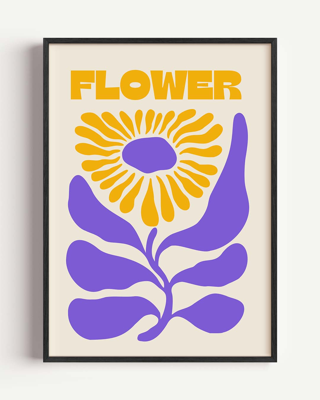 Vrolijke Bloemenkracht – bloemen portret poster als wanddecoratie