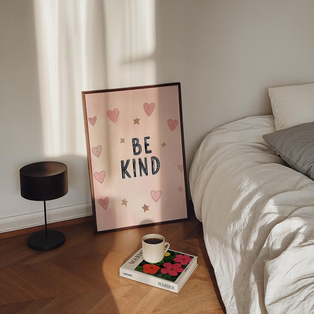 Be Kind – kinderposter in staand formaat