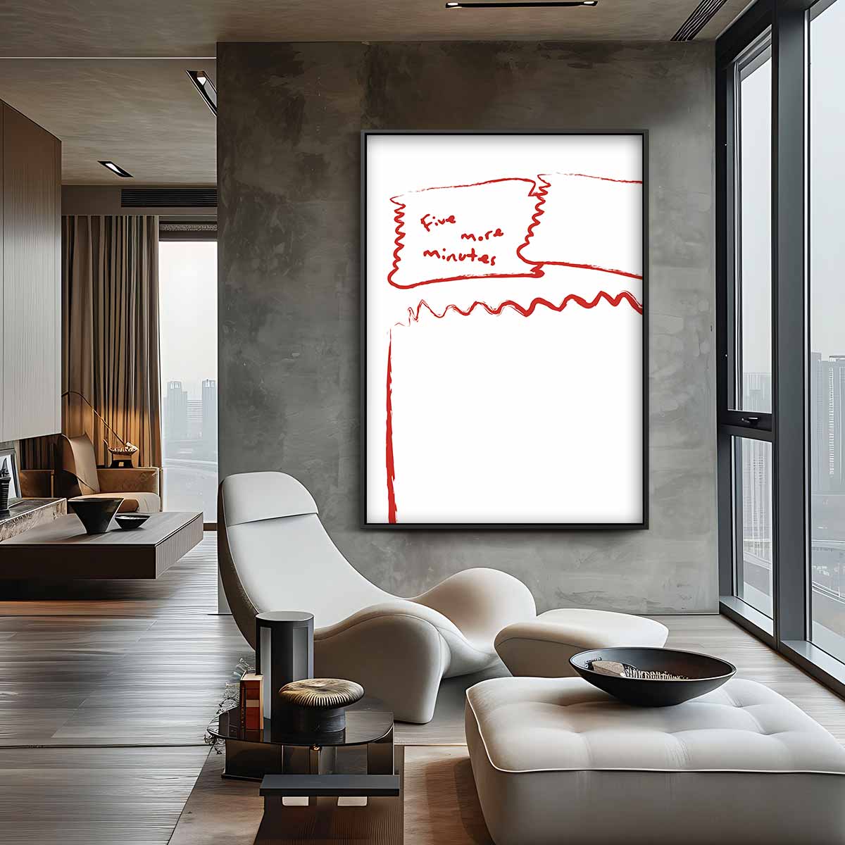 Vijf Minuten Meer – plexiglas kunstwerk als wanddecoratie