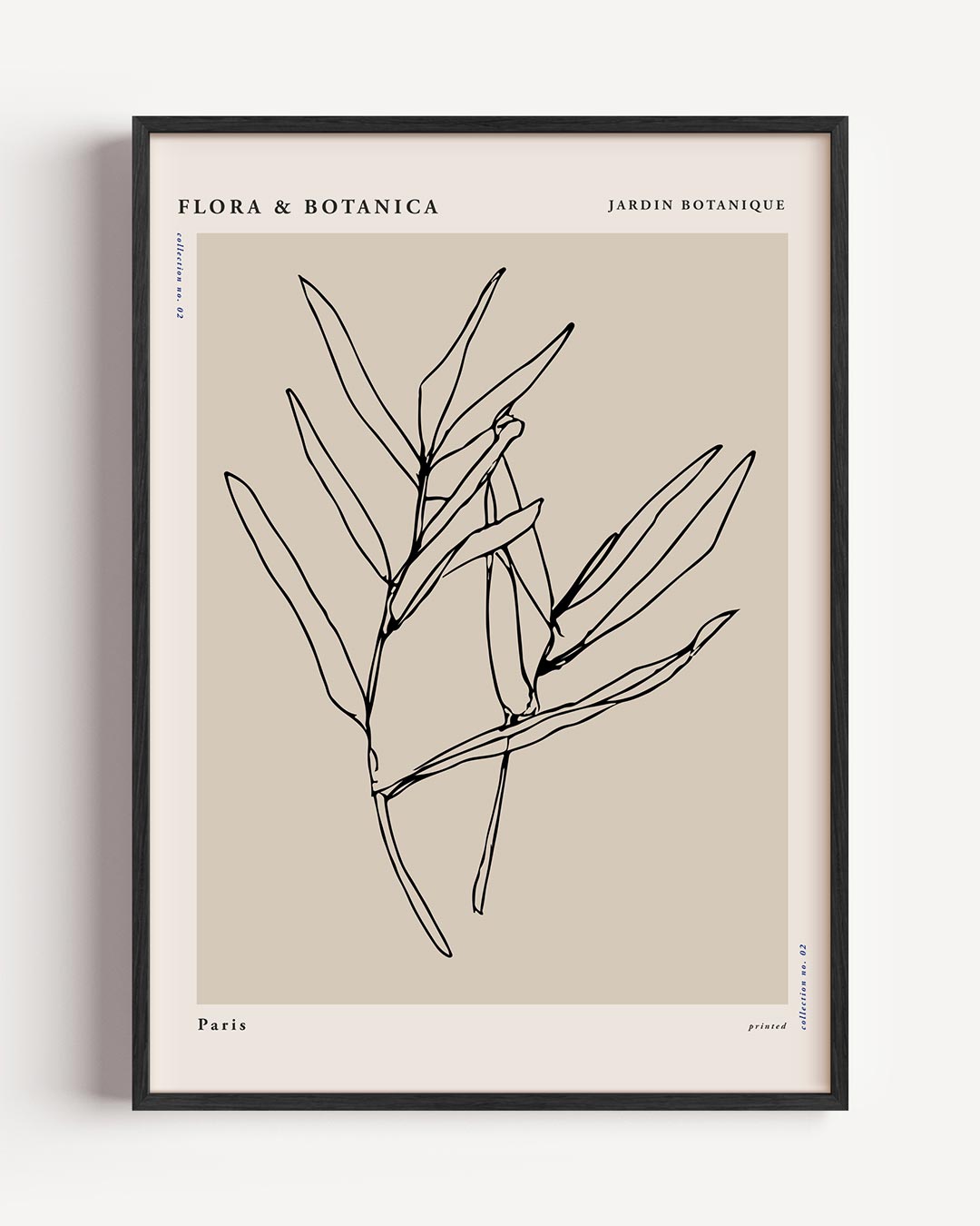 Elegante Botanische Illustratieposter – keuken portret poster als wanddecoratie
