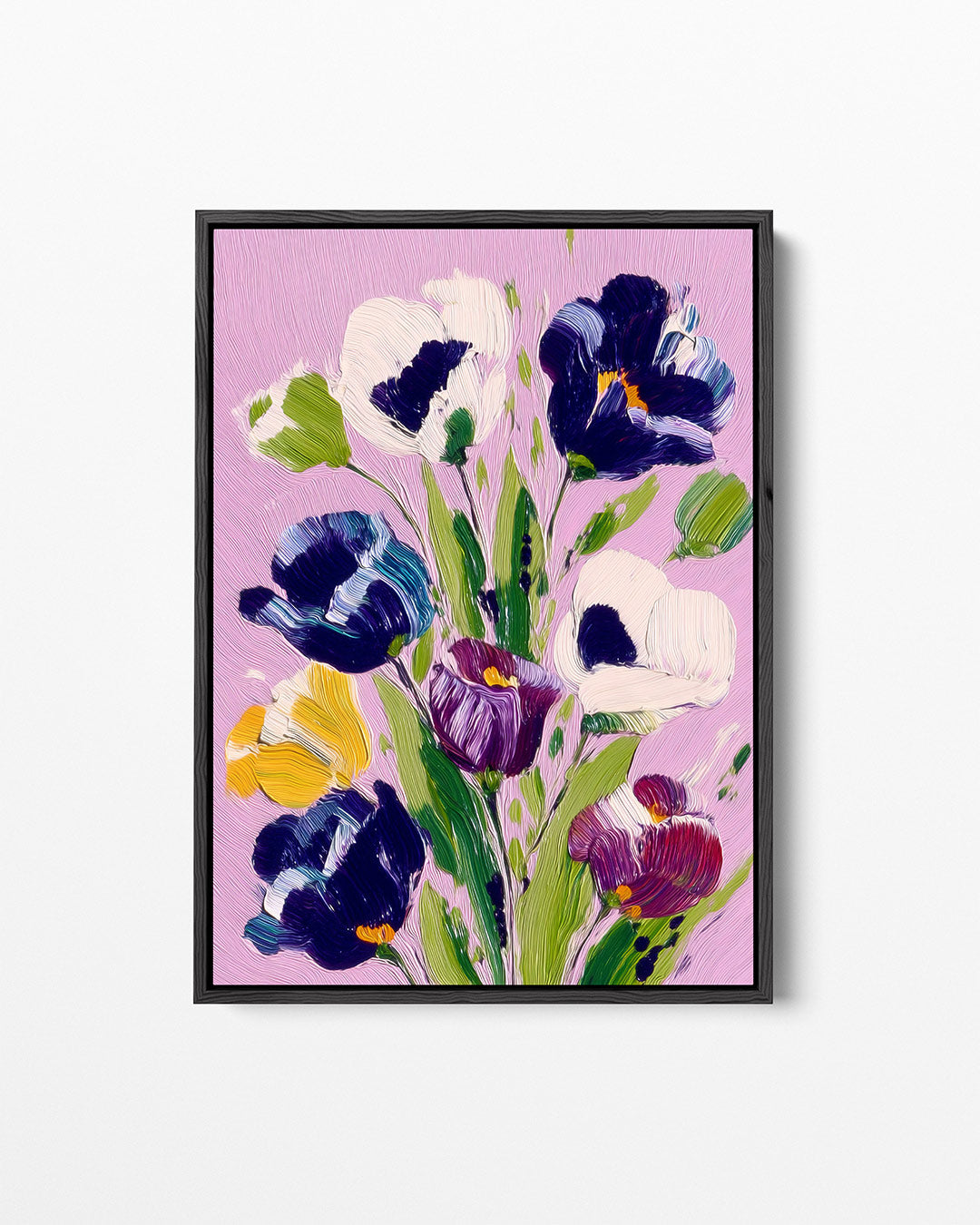 Bloemrijke kleurenexplosie – Diverse – staand wanddecoratie kunstwerk