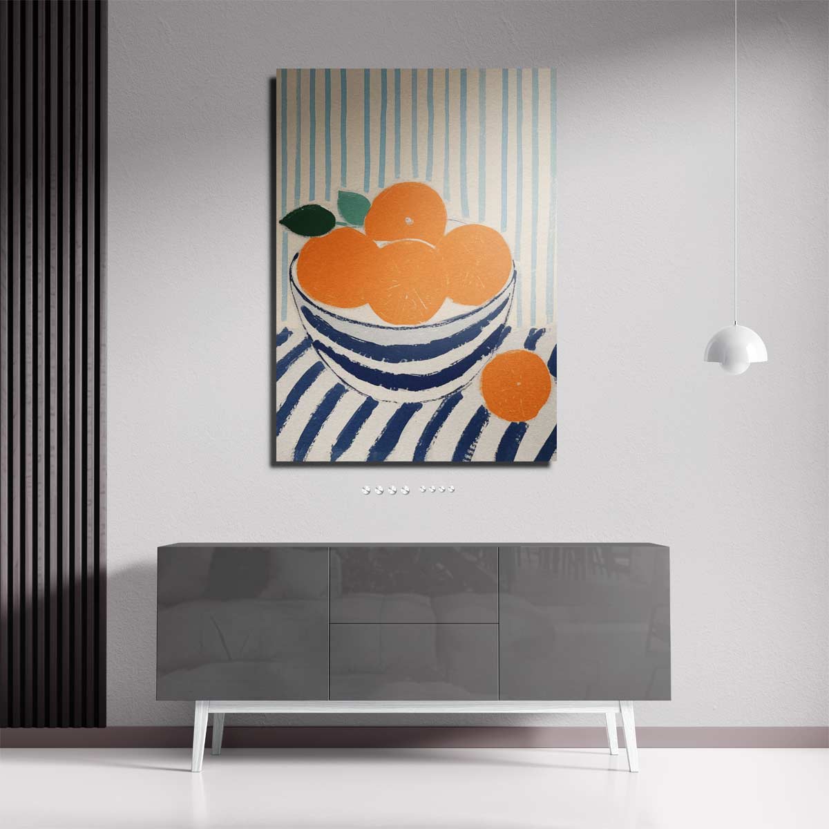 Zomers Stilleven met Mandarijnen – portret kunstwerk als wanddecoratie, afbeelding 18