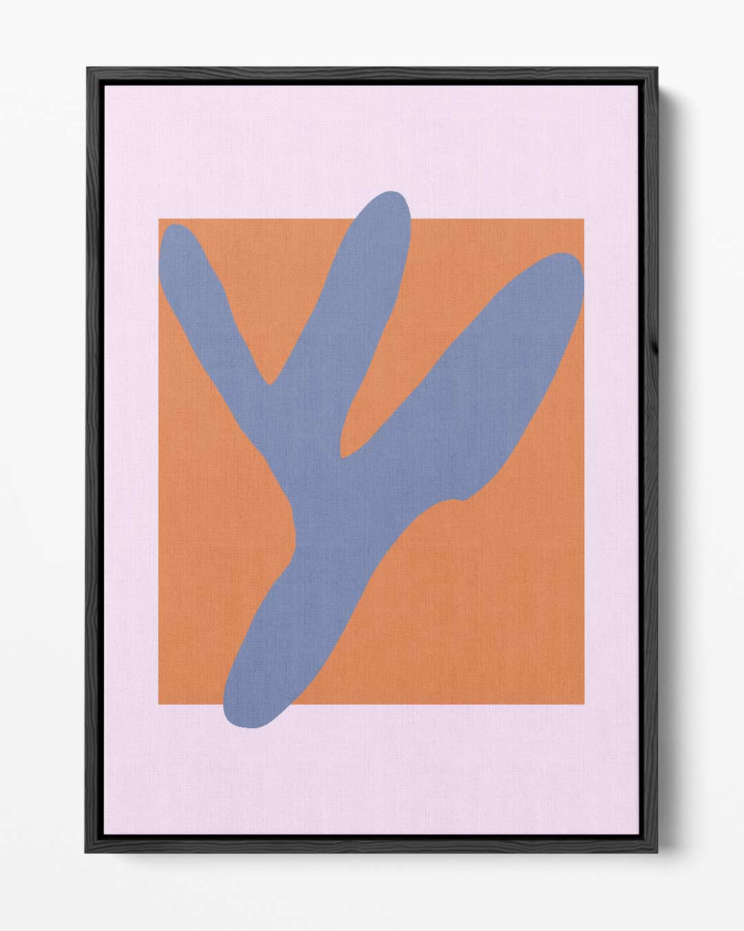 Abstracte Kleurenexplosie – portret kunstwerk als wanddecoratie
