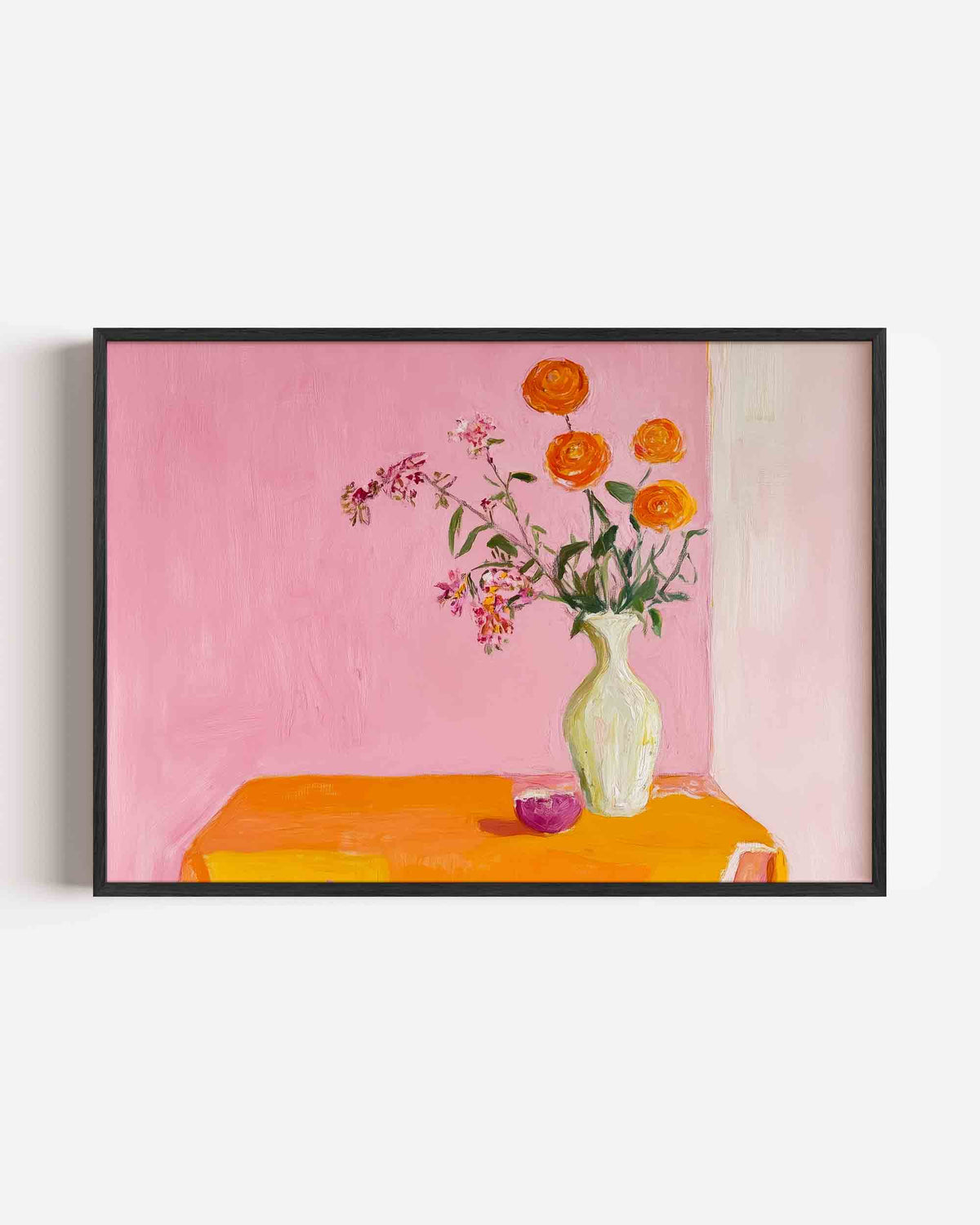 Bloemen in vaas – bloemen landscape poster als wanddecoratie