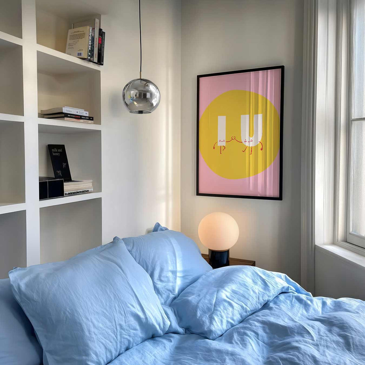 I U Love – zomer poster als frisse staande wanddecoratie