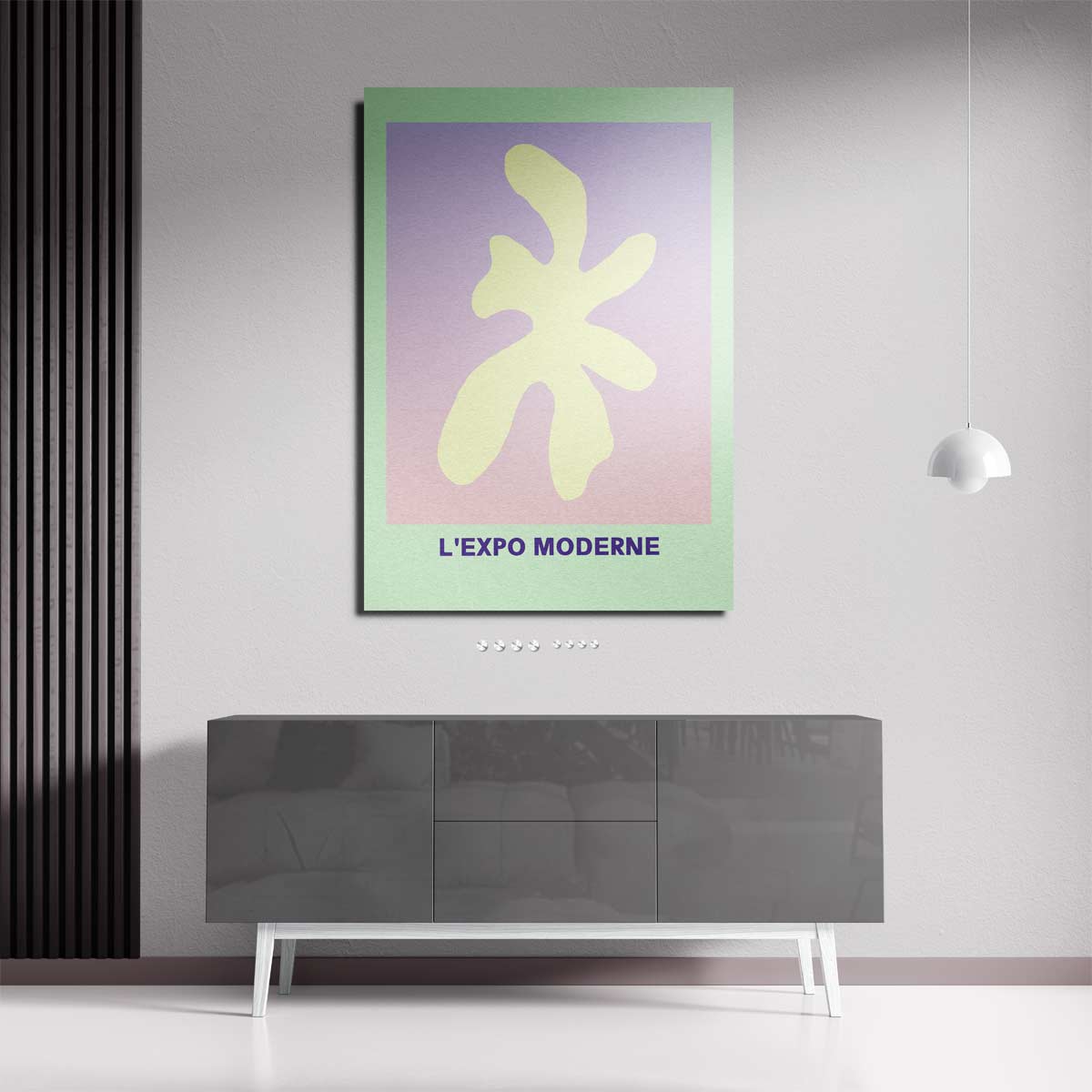 Abstracte Vormen in Pastel – plexiglas kunstwerk als wanddecoratie
