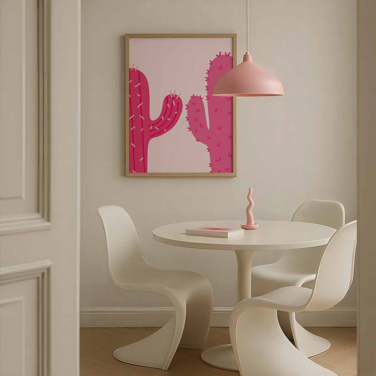 Cactus Fiesta – staande paas wanddecoratie van WallArtistic