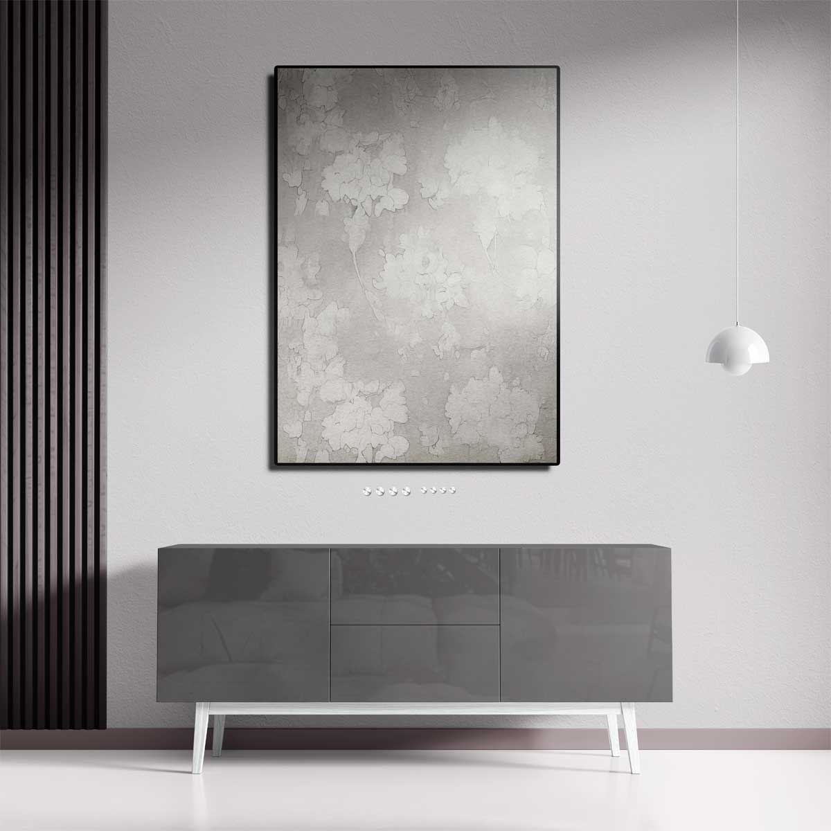 Sereen Bloemenveld – staande wandkunst voor woonkamer of interieur