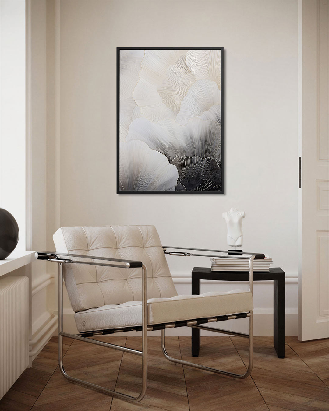 Organische lijnen – staand wanddecoratie kunstwerk