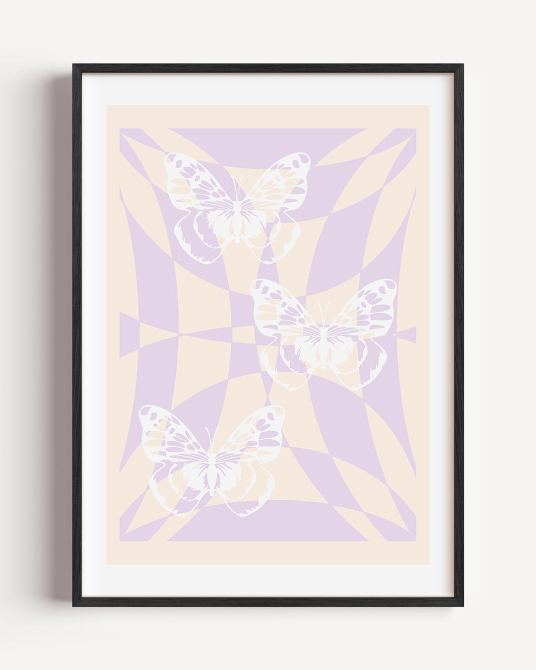 Vlinder Droomvlucht – moderne portret poster als wanddecoratie