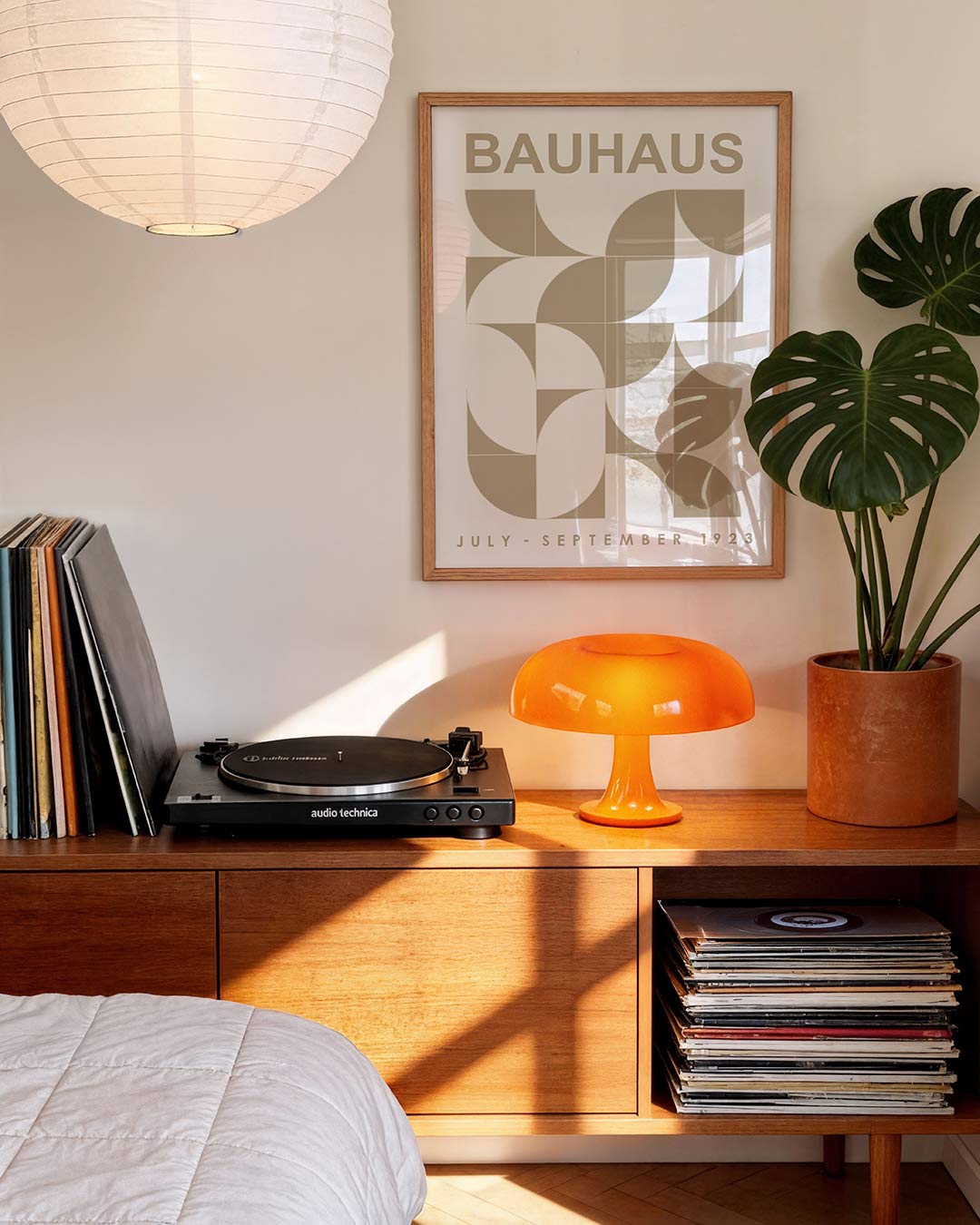 Vormen en vlakken – geometrische Bauhaus poster in staand formaat