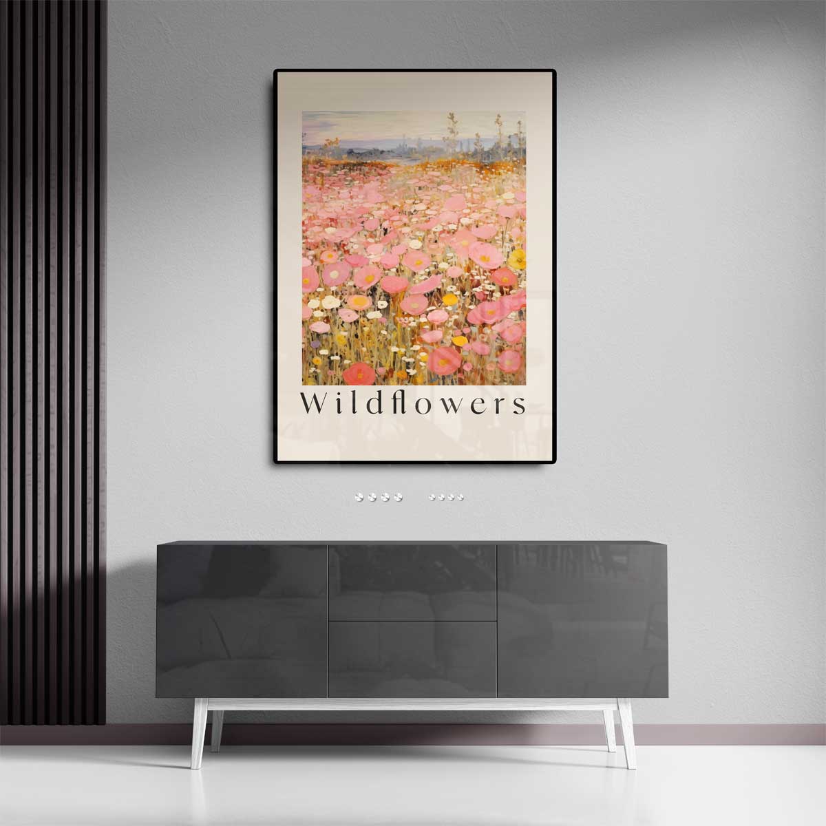 Velden vol Wilde Bloemen – portret wandkunst van WallArtistic