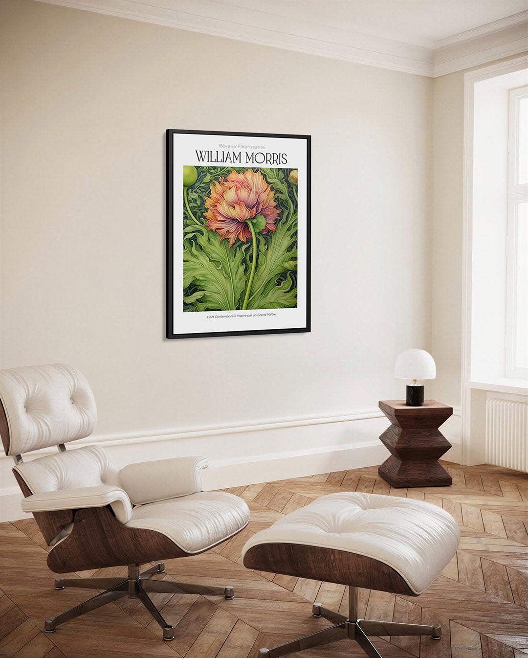 Bloemrijke droom – decoratief kunstwerk voor aan de muur