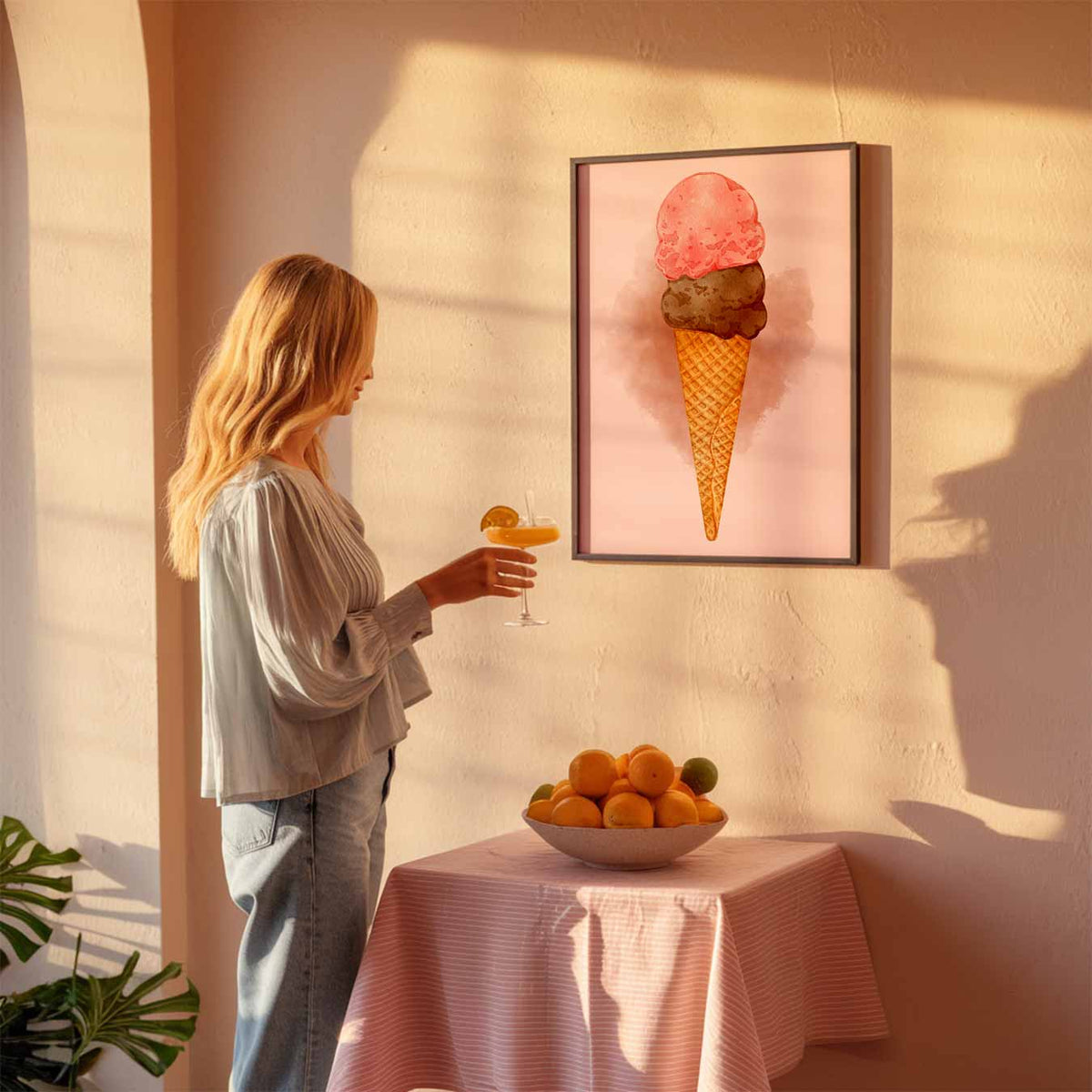 IJshoorn – zeedierenposter als moderne staande wanddecoratie